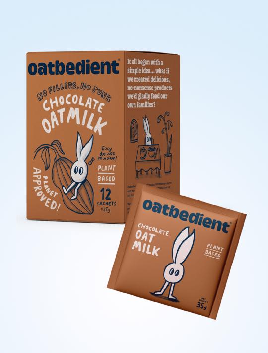 Oatbedient Chocolate Oat Milk 12 Boxes x 12s x 35g